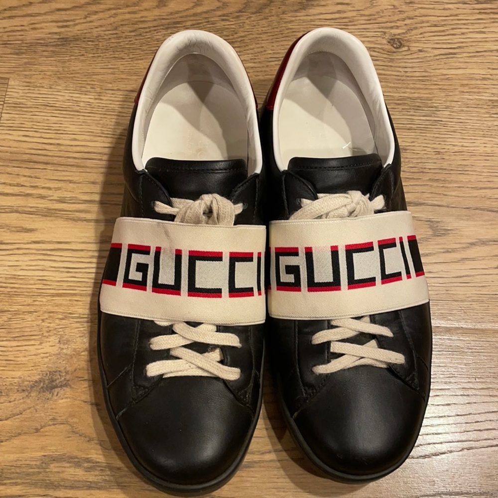 Gucci Ace men’s sneakers size 8 G / 8.5 US 💯